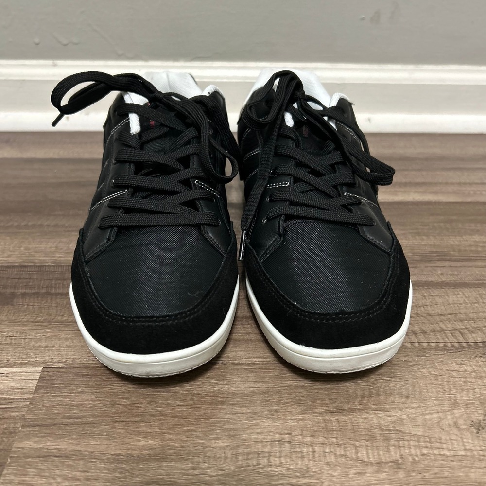 Alpine Swiss Sneakers Men's 11 Black Low Top Casual Urban Lifestyle Shoes STEFAN - Picture 2 of 13